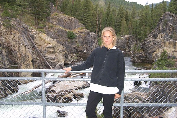Kira at Dagger Falls.